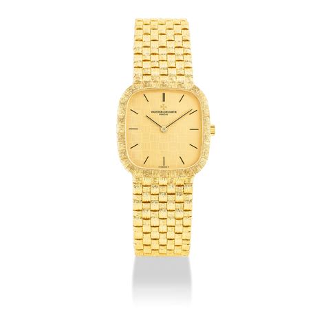 VACHERON CONSTANTIN, GOLD, BRACELET WATCH, | Christie’s