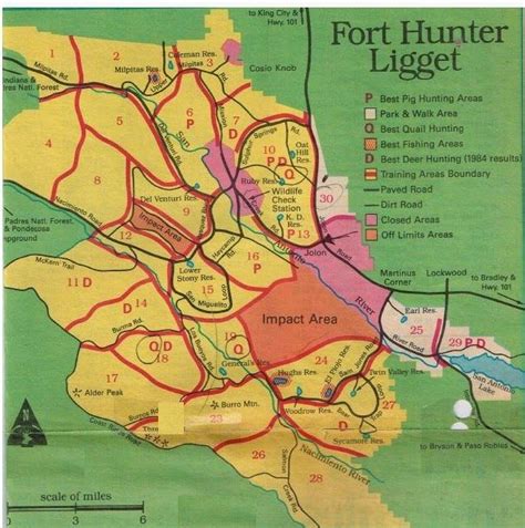 Fort Hunter Liggett California Map - Houston Map