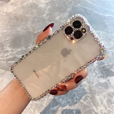 Bling Strass Edelstein Diamant Soft Handyhülle für Apple | Etsy