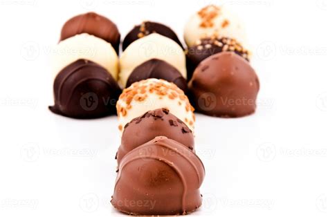 Isolated Chocolate pralines 23277835 Stock Photo at Vecteezy