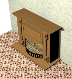 3D Max Block Traditional Fireplace - CADBlocksfree | Thousands of free CAD blocks