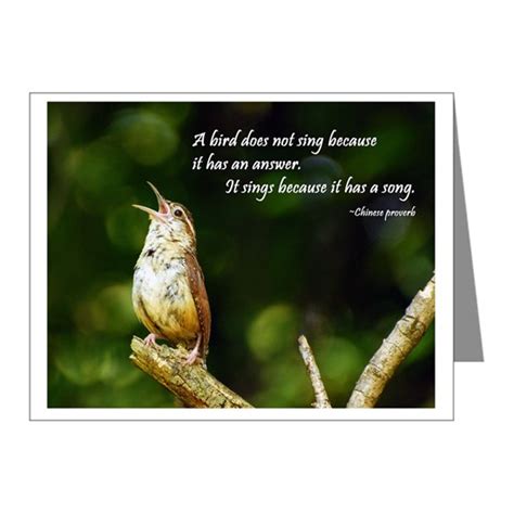 2-Carolina Wren-1 in song #091 08-15-09 Bisse Note Cards (Pk of 10) by Admin_CP11489261 - CafePress