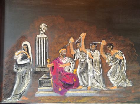 Assassination Of Caesar Painting at PaintingValley.com | Explore collection of Assassination Of ...