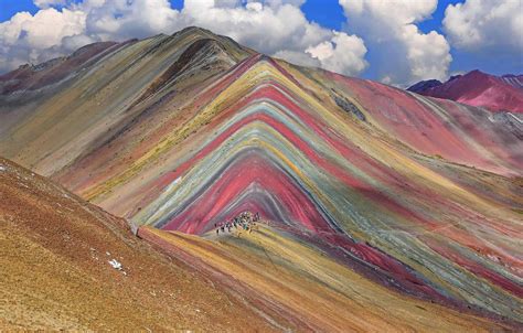 Download Peru Rainbow Mountain Wallpaper | Wallpapers.com