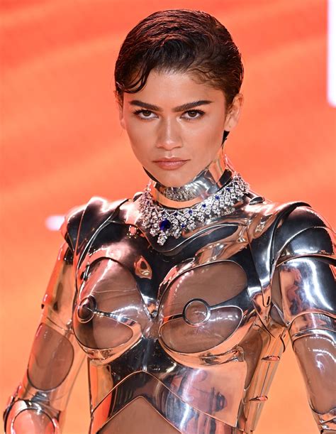 Zendaya Transforms Fashion Norms in Archival Mugler at Dune Part Two ...