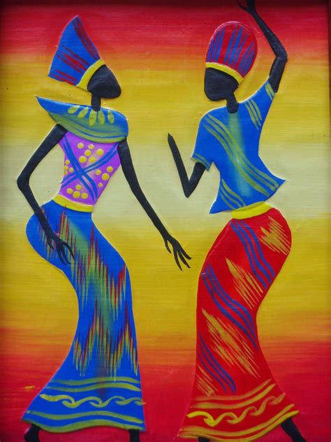 Africano Arte En línea African Art Paintings, Easy Paintings, African Face Paint, Afrique Art ...