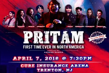 Pritam Live Concert 2018 New Jersey in Cure Insurance Arena, Trenton ...