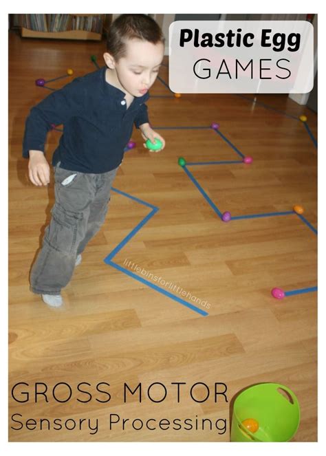 Indoor Gross Motor Sensory Play for Sensory Processing Easter Activities For Preschool, Motor ...