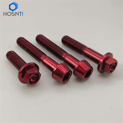 Red Titanium Bolts – Baoji HOSN Titanium Co., Ltd.