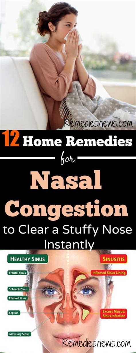 12 Home Remedies for Nasal Congestion to Clear a Stuffy Nose Instantly