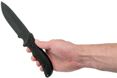 Schrade Frontier 5 Fixed Blade SCHF36, 1095 Carbon Steel, cuchillo fijo con piedra de afilar ...