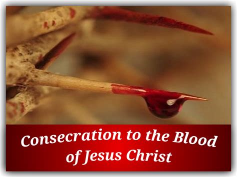 Catholic Radio - Radio Maria - Consecration to the Blood of Jesus Christ