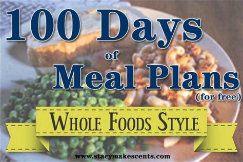 100 Days of Free Real Food Meal Plans