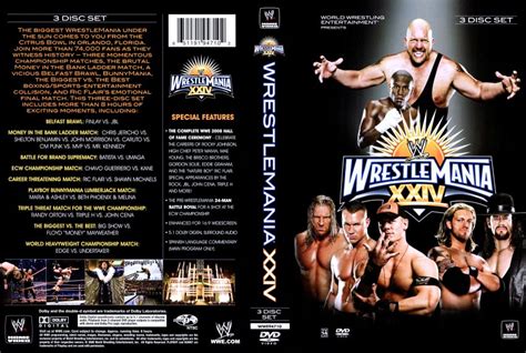 Wrestlemania 24 - TV DVD Scanned Covers - Wrestlemania24 :: DVD Covers