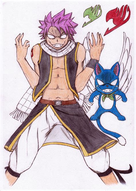 Natsu and Happy by Artep89 on DeviantArt