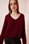 Happiness İstanbul Sweater - Beige - Oversize - Trendyol