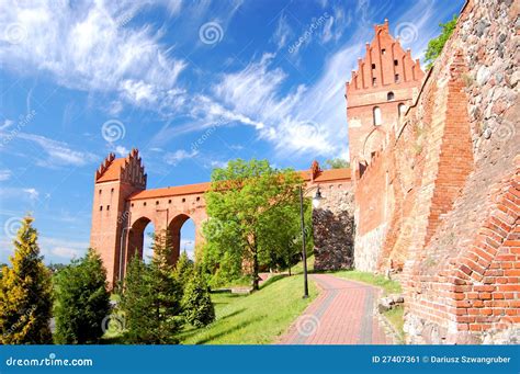 Kwidzyn cathedral, Poland stock image. Image of greenery - 27407361