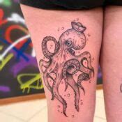 Octopus Tattoos - Symbolizing Intelligence, Adaptability, and Mystery - Body Tattoo Art