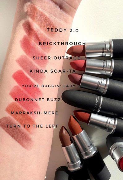 8 Shades of Mac Powder Kiss Lipstick Swatches