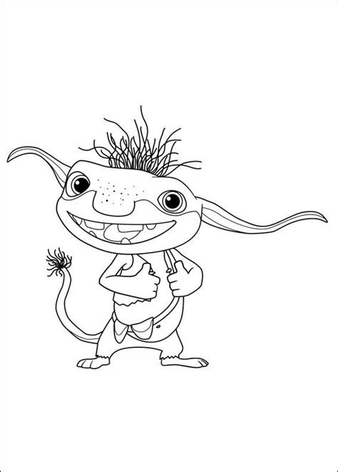 Bobgoblin from Wallykazam Coloring - Play Free Coloring Game Online