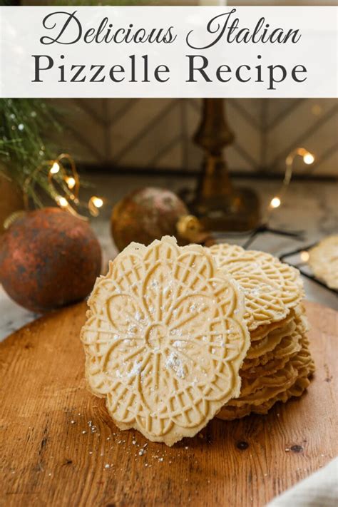 The best Pizzelle Recipe - Sugar Maple Farmhouse