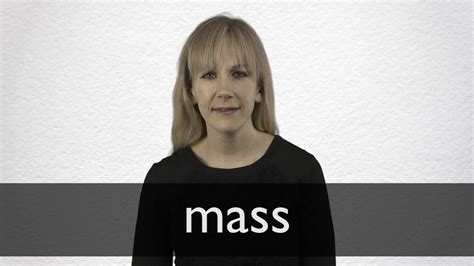 How to pronounce MASS in British English - YouTube