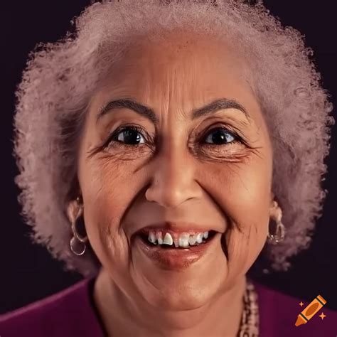 Photo portrait to thick, middle age mexican woman, happy, asa50, kodak, studio background, 4k ...