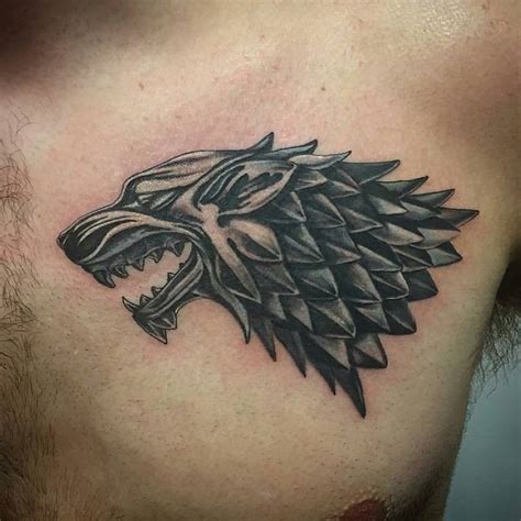 thronesdragons: Stark family direwolf sigil done by @aitorgazzoline ...