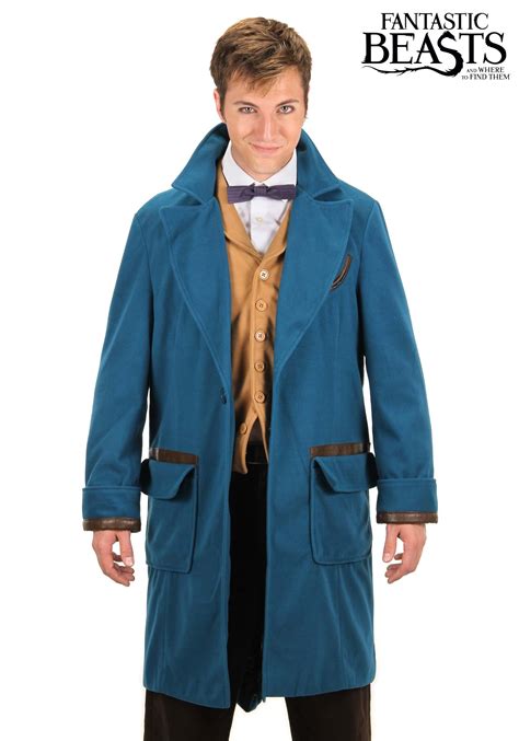 Newt Scamander Coat Costume Fantastic Beasts and Where to Find Them