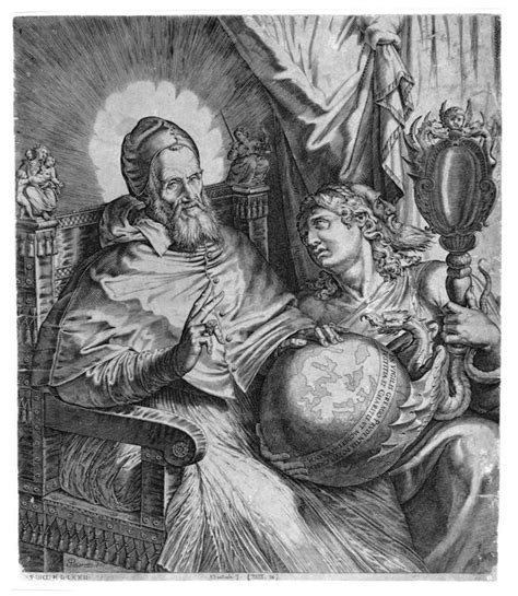 Engraving of Pope Gregory XIII posters & prints by Corbis