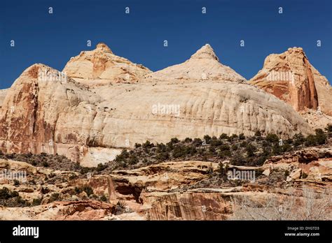 Capitol Dome, Capitol Reef National Park, Utah USA Stock Photo - Alamy