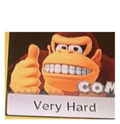 Mario Kart | Donkey Kong says Very Hard | Meme Template : r/templates4memes