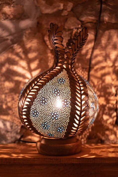 Handmade Gourd Lamp | Etsy Gourd Lamp, Luminary, Gourds, Light Bulb ...