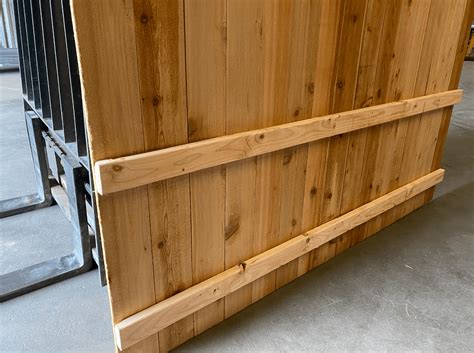 Western Red Cedar Fence Panels 5/8x6x8x8 - OKC Fence Panel Builder