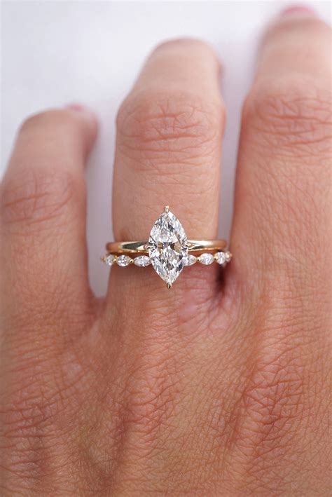 marquise wedding band with solitaire - Efficient Chatroom Photo Gallery