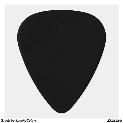 Black Guitar Pick | Zazzle.com in 2021 | Guitar, Guitar design, Guitar picks personalized