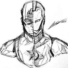 Captain America: Civil War (Tony vs Steve) #teamcap drawing I did | Artsyfartsy | Marvel ...