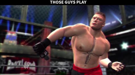 WWE 2K14 Brock Lesnar Funny Entrance - YouTube