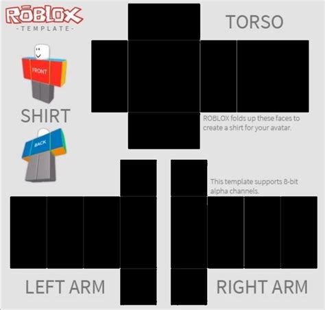 Transparent Roblox shirt template | Roblox, Shirt template, Create shirts