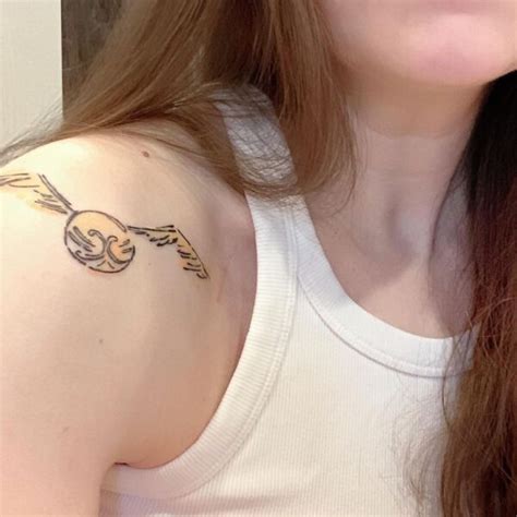 23 Best Golden Snitch Tattoo Ideas With Meaning - 91tattoos