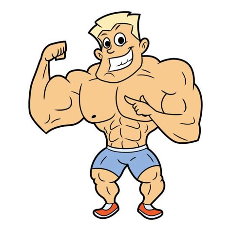 Muscle Man Illustrations, Royalty-Free Vector Graphics & Clip Art - iStock