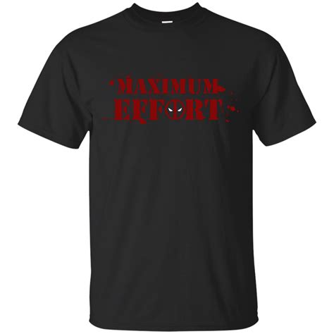 Deadpool Maximum Effort Deadpool Cotton T-shirt