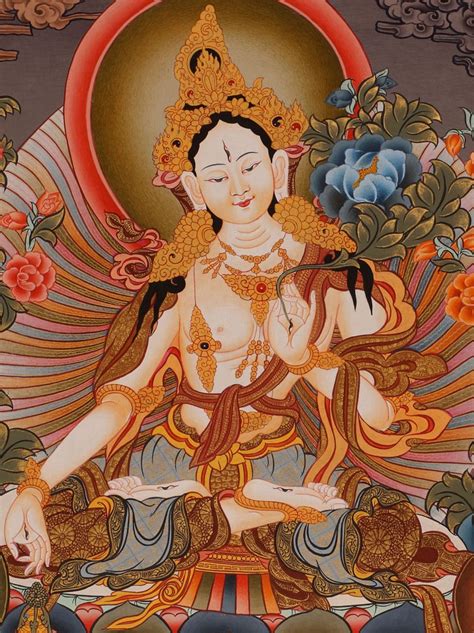 Invocation and Prayer ☽ Navigating the Mystery ☽ White Tara Thangka ...