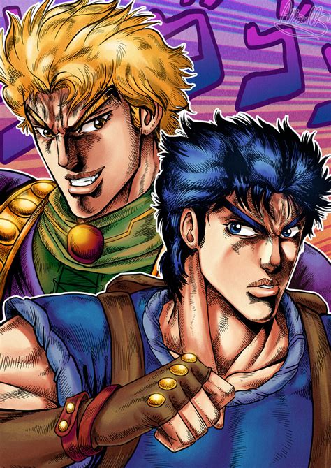 ArtStation - Jonathan Joestar & Dio Brando (JoJo's Bizarre Adventure)