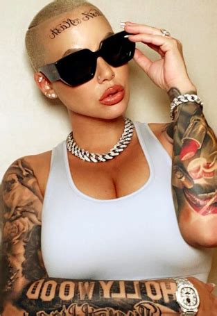 Amber Rose Says 'Shut Up' To Critics Over Forehead Tattoo - theJasmineBRAND