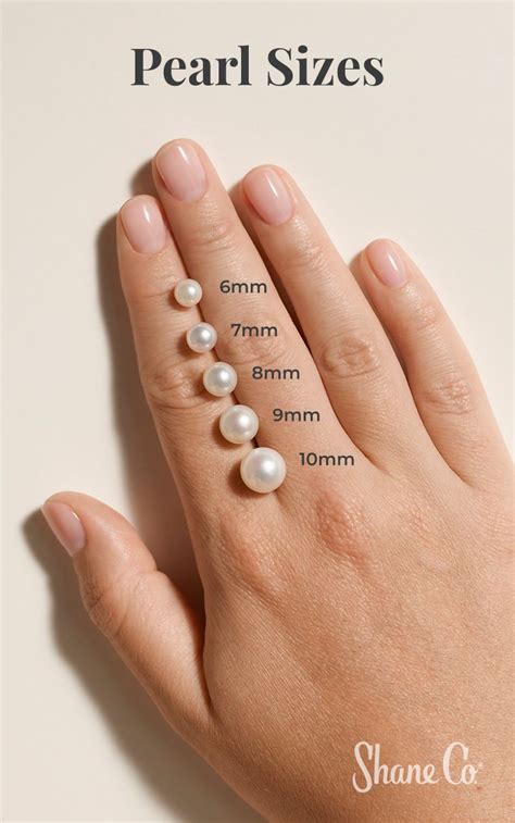 Your guide to pearl sizes. Explore all pearl jewelry today! | Selfmade