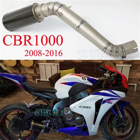 CBR1000 Motorcycle Exhaust Muffler Carbon Fiber Exhaust Titanium Pipe ...