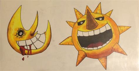 Soul Eater Sun and Moon by SrWhiteFang on DeviantArt