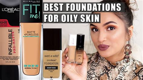 BEST FOUNDATIONS FOR OILY SKIN | Affordable Picks | BeautiCo. - YouTube