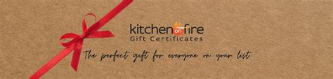 Gift Card and Promotions | Kitchen on Fire